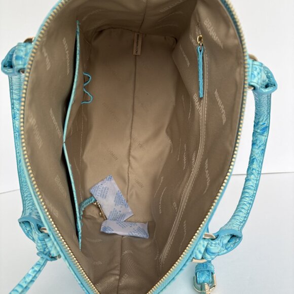 Brahim Duxbury Satchel in Tropic Blue Melbourne - Picture 4 of 7